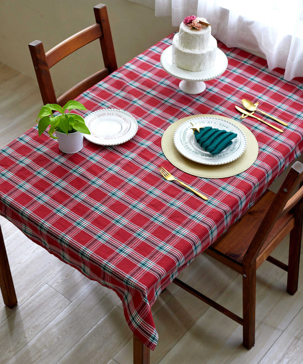 【クリスマスの食卓】テーブルクロス 商品画像
