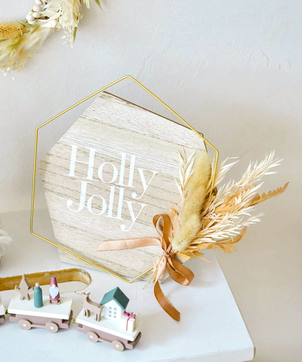 【Holly Jolly】クリスマスフレーム（HEXAGON）商品画像