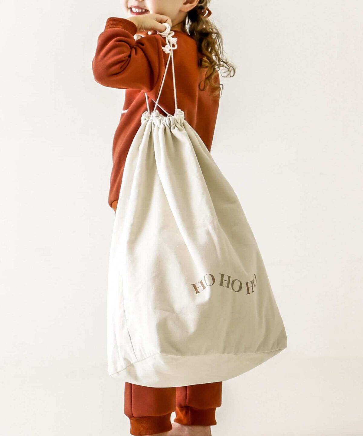 【Holly Jolly】リバーシブルサンタの袋：大サイズ 商品画像
