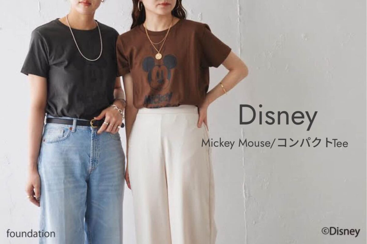Pal collection（パルコレクション）Disney（ディズニー）Mickey Mouse / コンパクトtee メインビジュアル