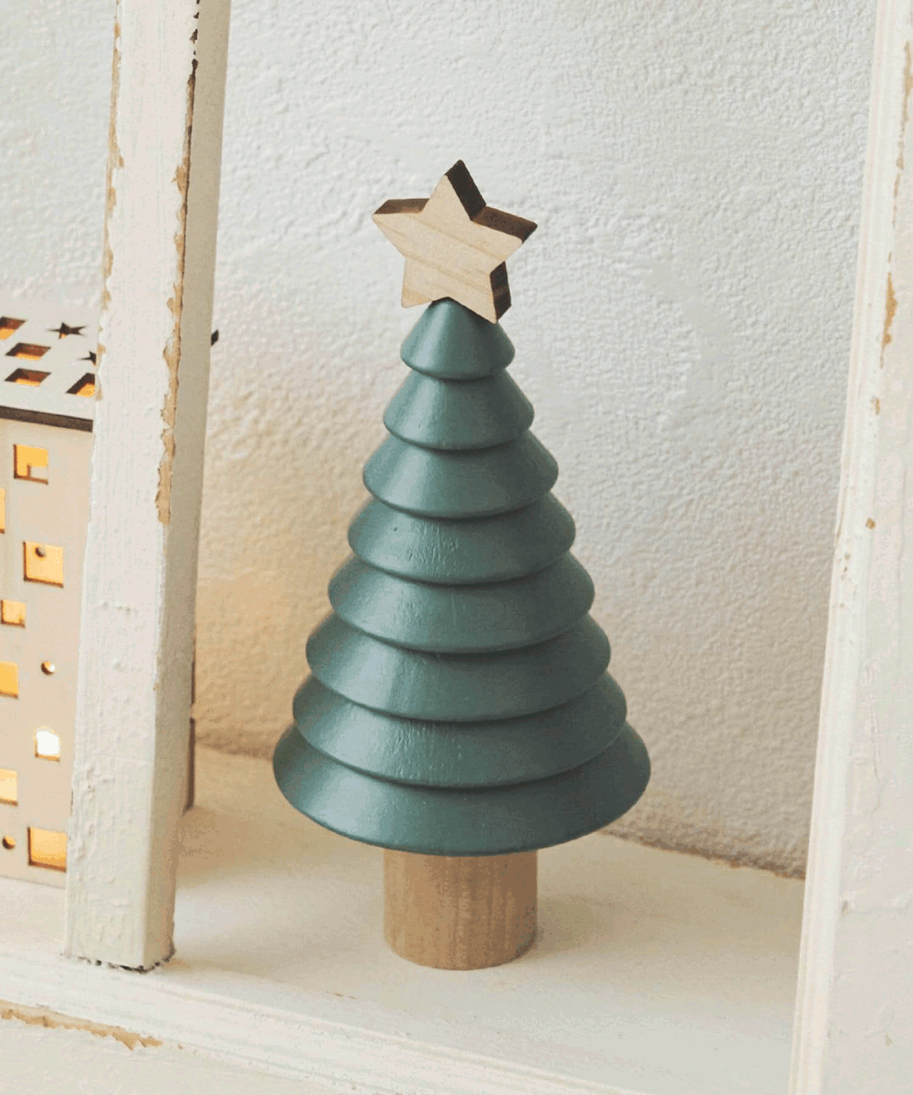 【クリスマス】WOODだんだんツリー 商品画像