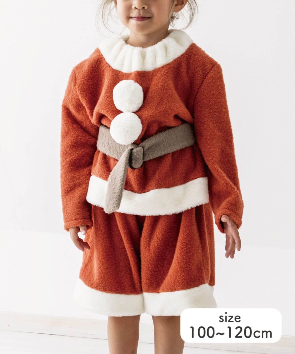 【KIDSクリスマス】サンタセットアップ：100～120cm 商品画像