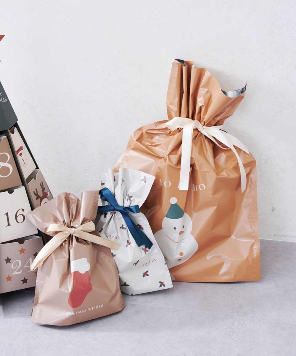 【WEB限定】プレゼント袋セット（スノーマン）商品画像
