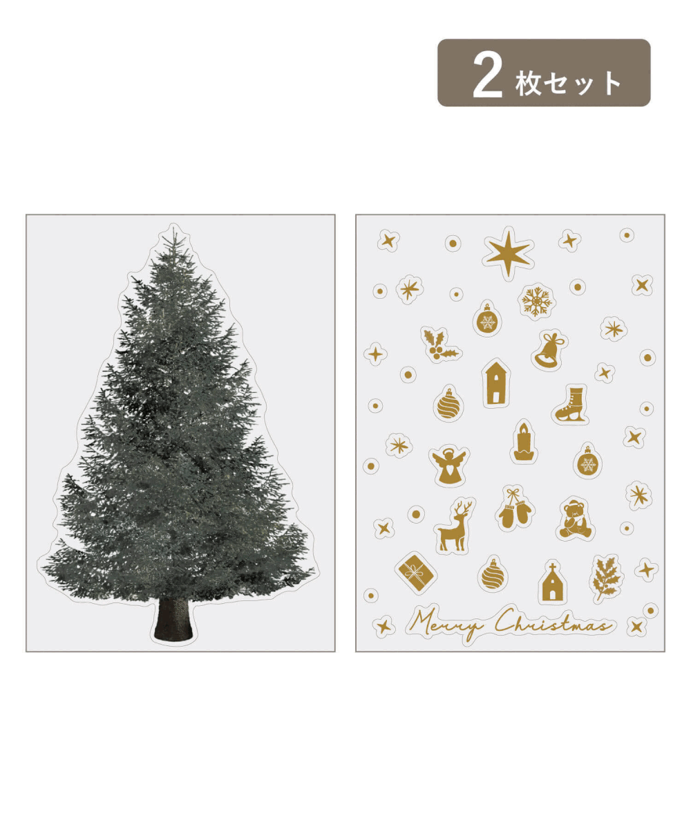 【Natural Christmas】インテリアステッカー 商品画像