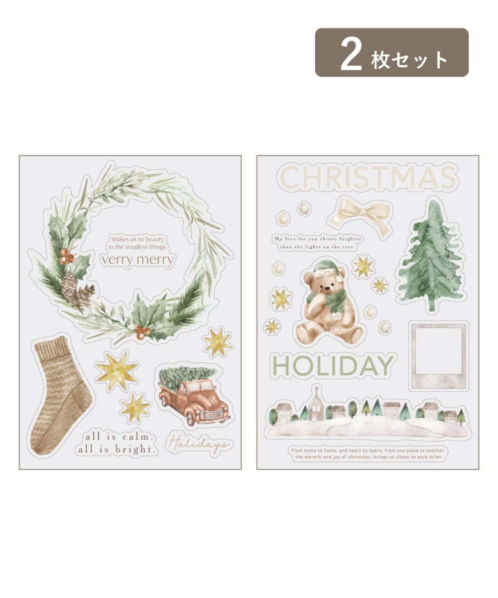 【Natural Christmas】インテリアステッカー（モチーフ）商品画像