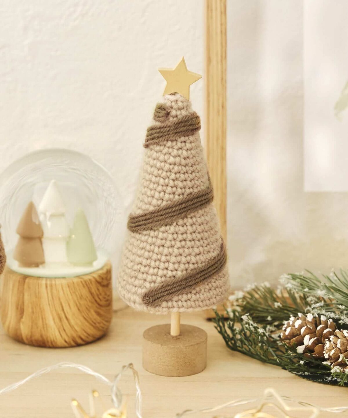 【Natural Christmas】ニットツリーオブジェ：Sサイズ 商品画像