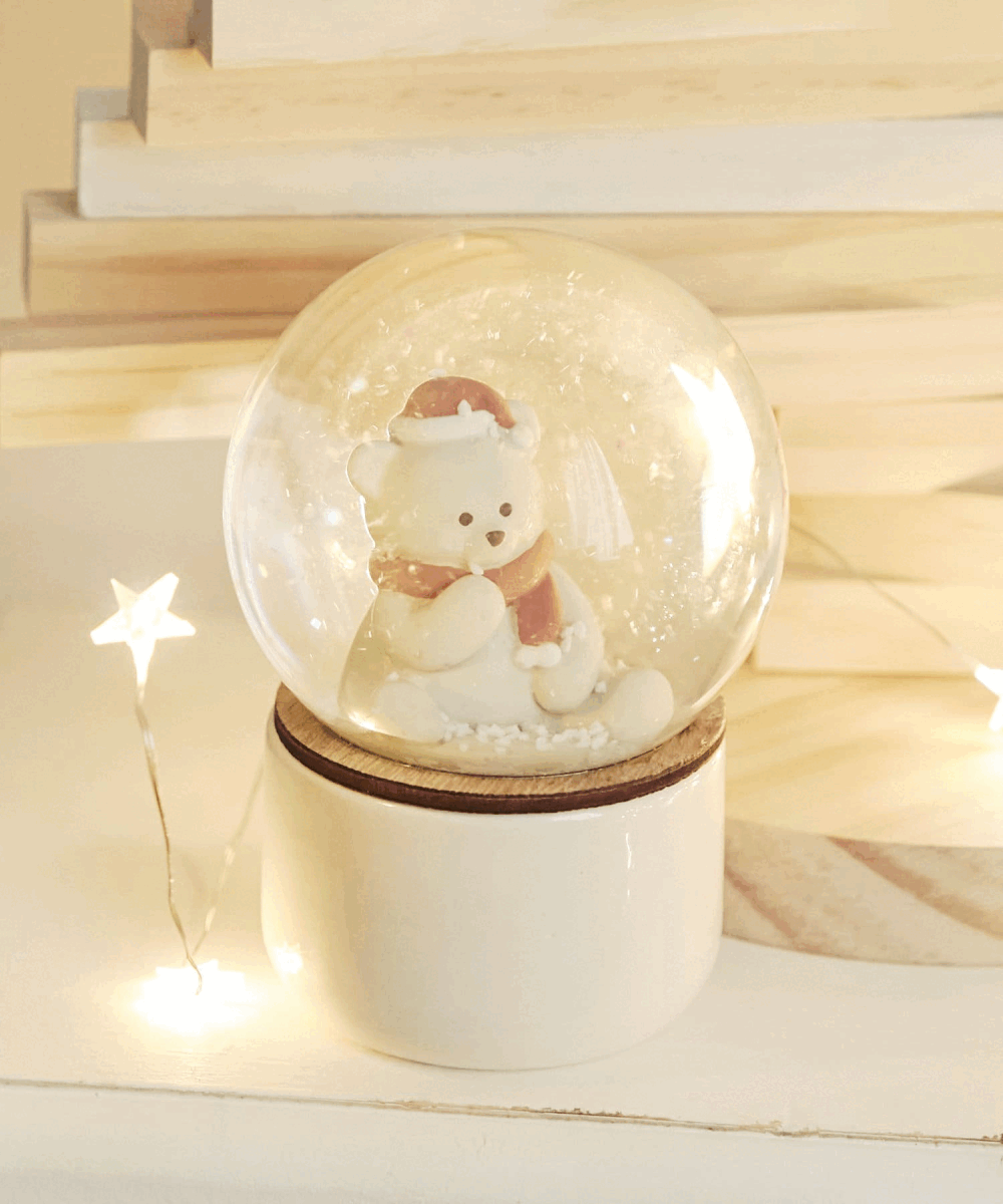 【Natural Christmas】スノードーム 商品画像