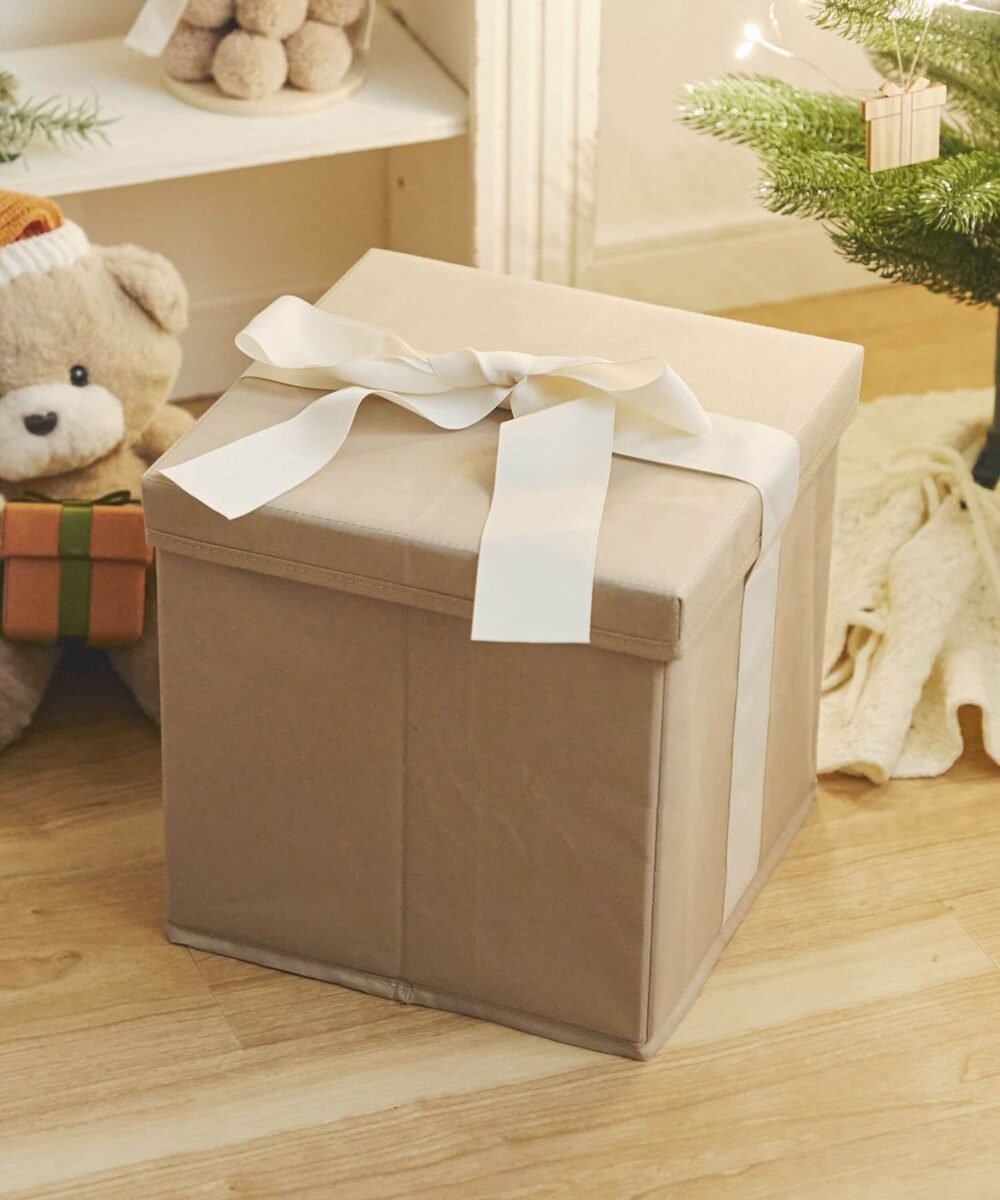 【Natural Christmas】収納ボックス：Mサイズ 商品画像